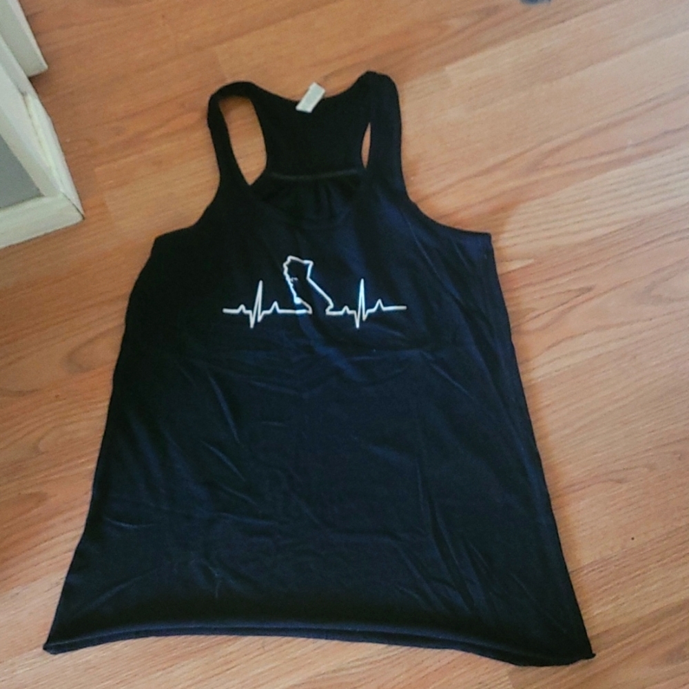 Razor back tank top